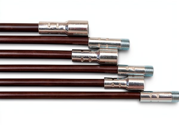 Rutland Fiberglass Chimney Brush Rod Kit Reusable 18 Feet-2