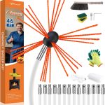 Bluesea Chimney Sweep Kit Flexible Rods Nylon Brush-0