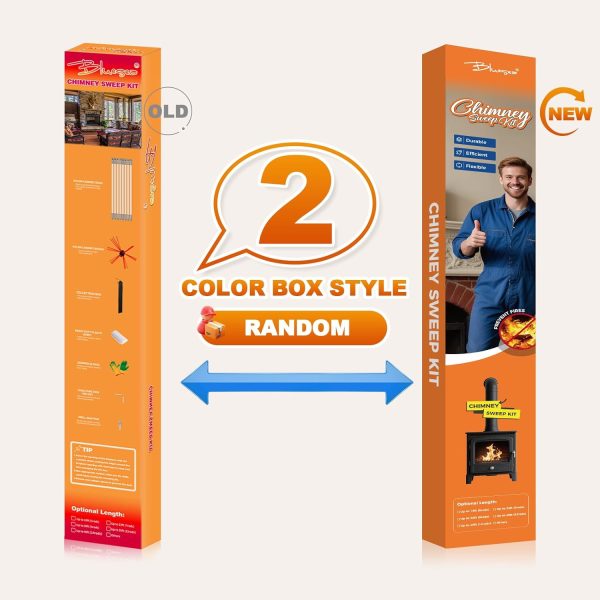 Bluesea Chimney Sweep Kit Flexible Rods Nylon Brush-5
