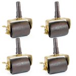 Home's Place Bed Frame Wheels Heavy Duty Locking Set of 4-0