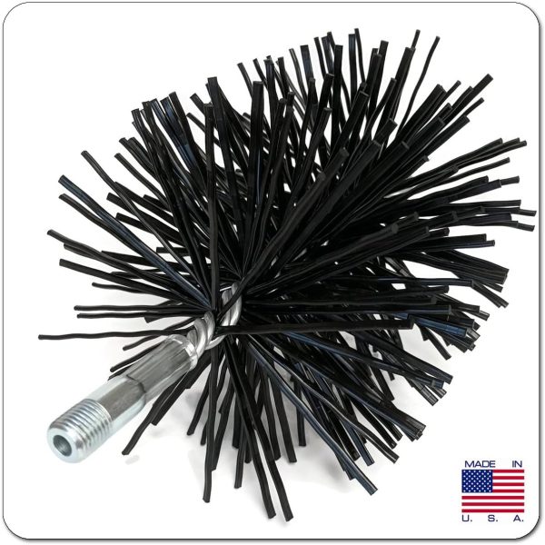 Midwest Hearth Chimney Brush Galvanized Steel Durable-2