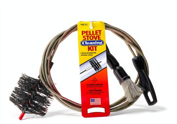 FryOilSaver Pellet Stove Chimney Cleaning Kit Nylon Bristles-3