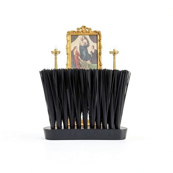 UOIENRT Fireplace Brush Replacement Head Durable-1