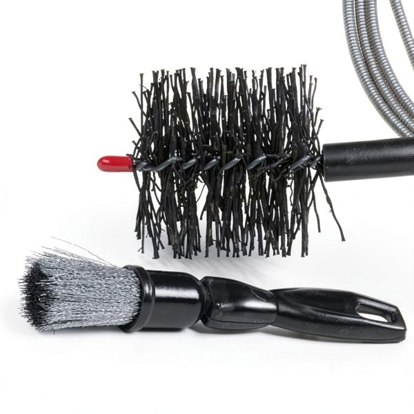 FryOilSaver Pellet Stove Chimney Cleaning Kit Nylon Bristles-1