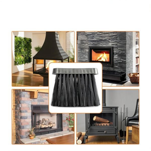 UOIENRT Fireplace Brush Replacement Head Durable-4