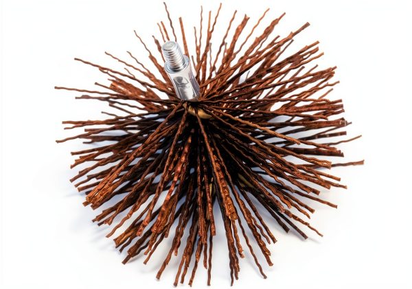 Rutland Pellet Stove Brush Nylon Bristles 4 Inch Black-2