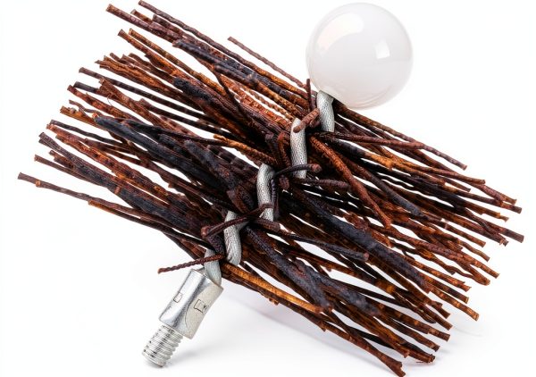Rutland Pellet Stove Brush Nylon Bristles 4 Inch Black-3