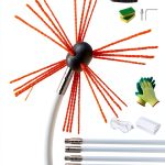 Bluesea Chimney Sweep Kit Nylon Brush Extendable Rods-0