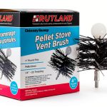 Rutland Pellet Stove Brush Nylon Bristles 4 Inch Black-0