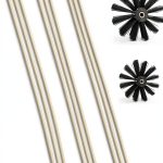Xedragony Chimney Dryer Vent Brush Durable Nylon Rods-0