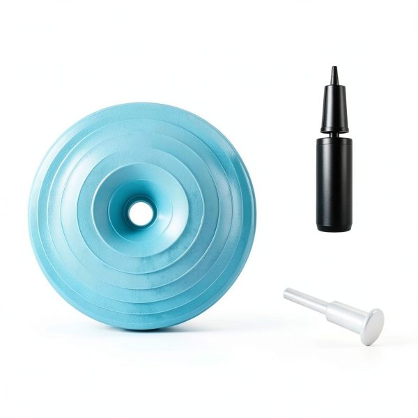 Yoga Ball Chair Lewtemi Blue PVC Seating-2