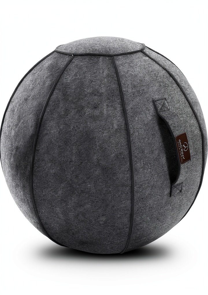 Installing Pilates Ball ProBody Pilates ABS Slate Adult on a wooden floor