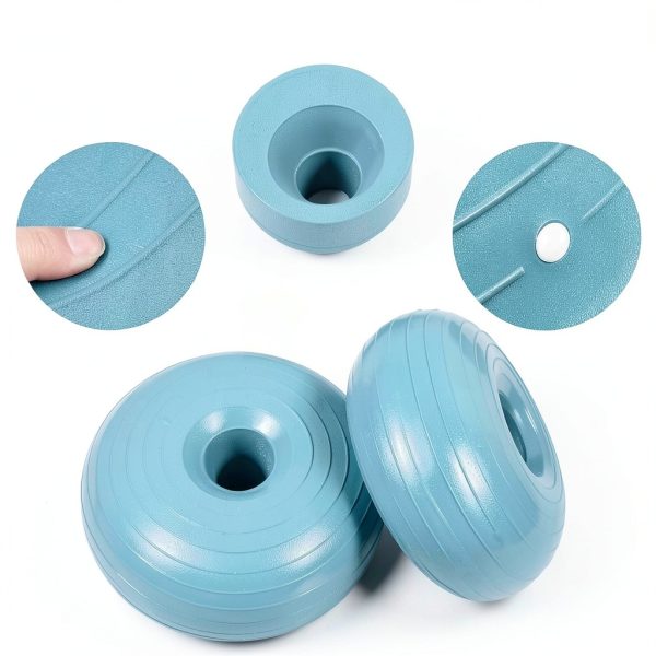 Yoga Ball Chair Lewtemi Blue PVC Seating-1