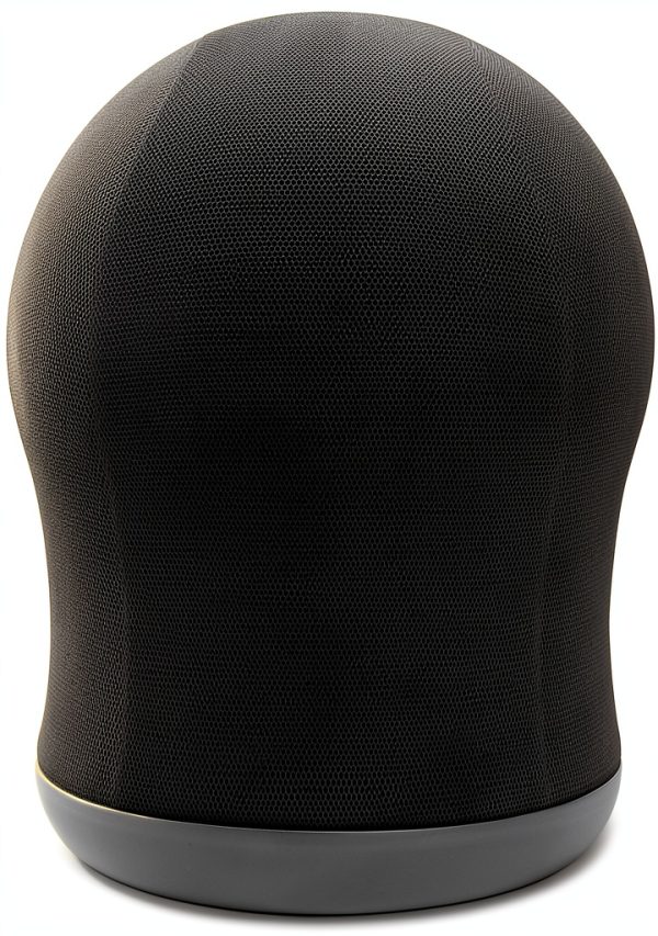 Safco Zenergy Swivel Exercise Ball Chair Black Mesh 23in Height-0