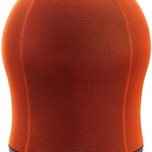Safco Orange Mesh Swivel Ball Chair Office Furniture-0