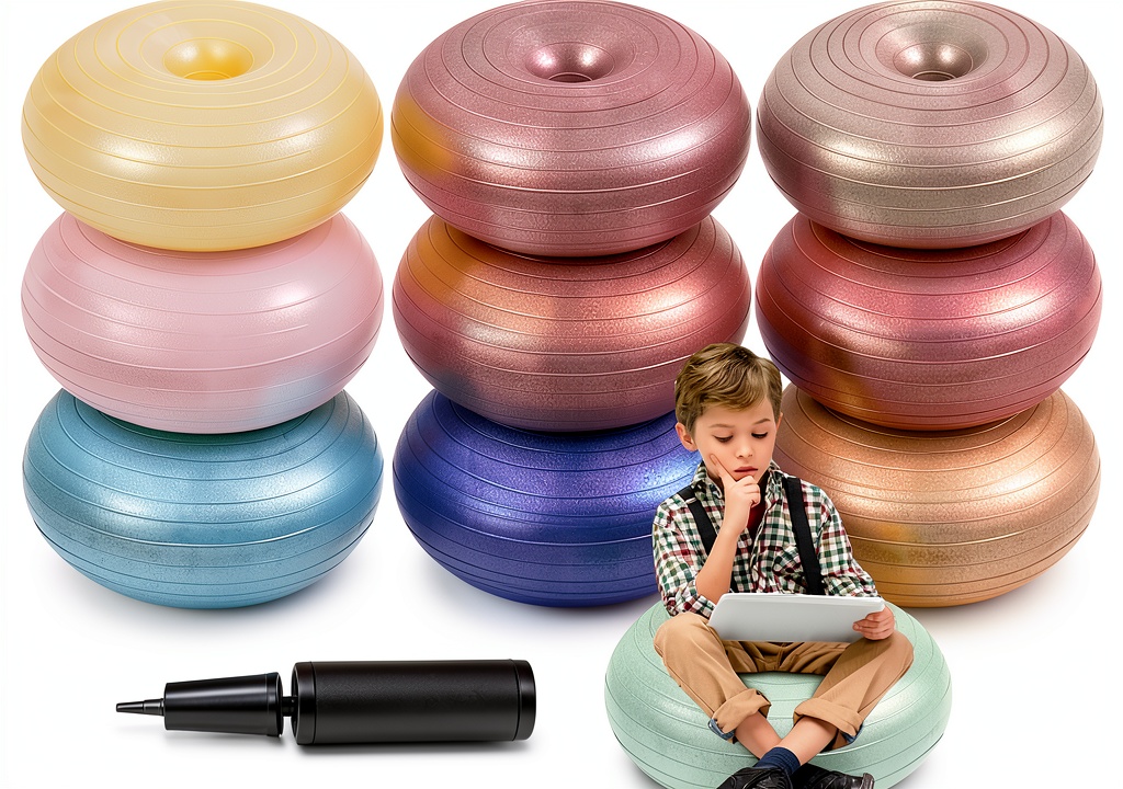 Lewtemi exercise ball chairs for kids in a classroom