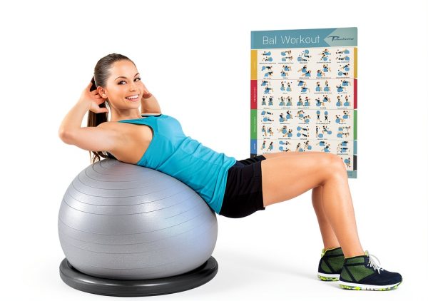Timberbrother Exercise Ball 65cm PVC Anti Burst-1