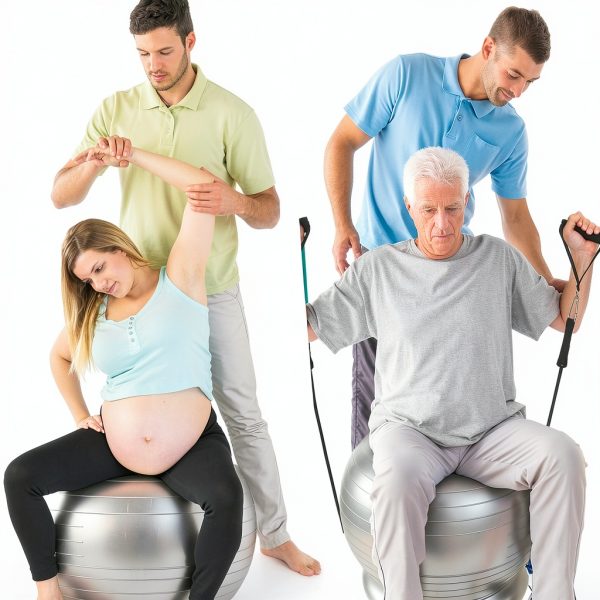 SpoxFit Exercise Ball Chair PVC Material-1