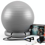 SpoxFit Exercise Ball Chair PVC Material-0