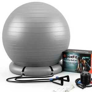 SpoxFit Exercise Ball Chair PVC Material-0