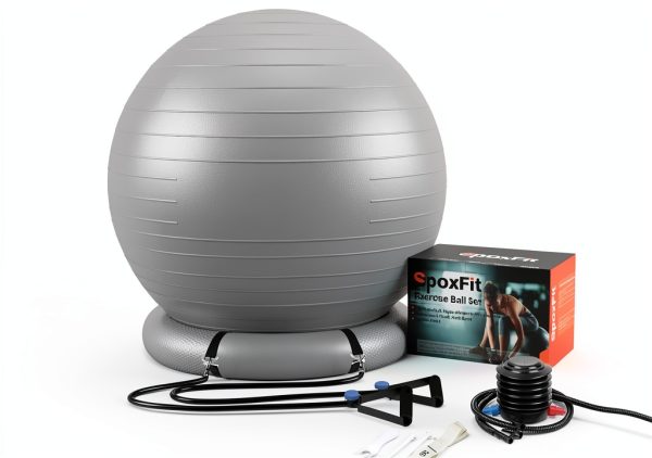 SpoxFit Exercise Ball Chair PVC Material-0