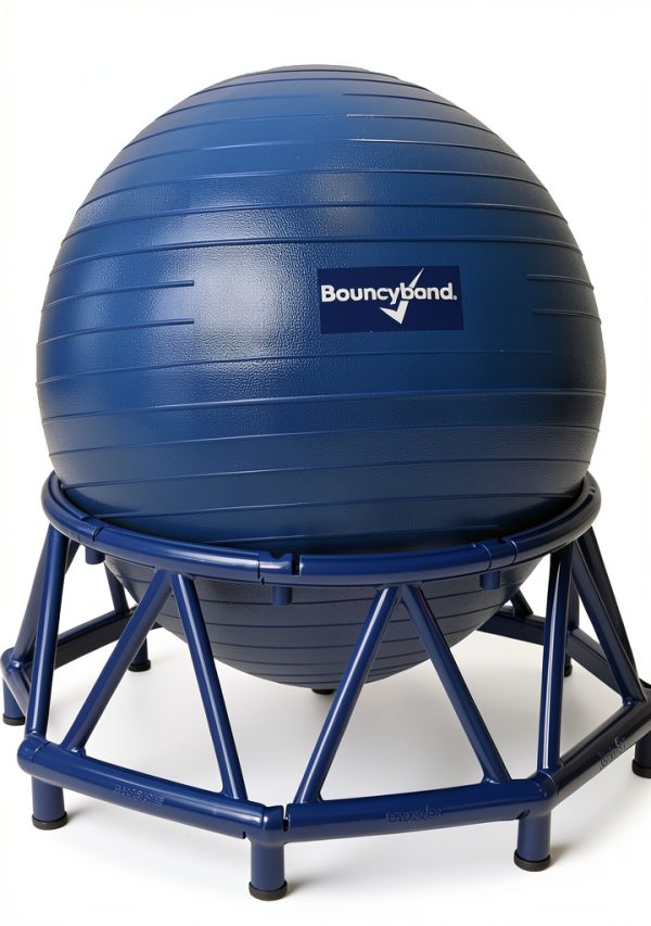 Bouncy Bands Kids Stability Chair Blue Balance Base 20in Height-0