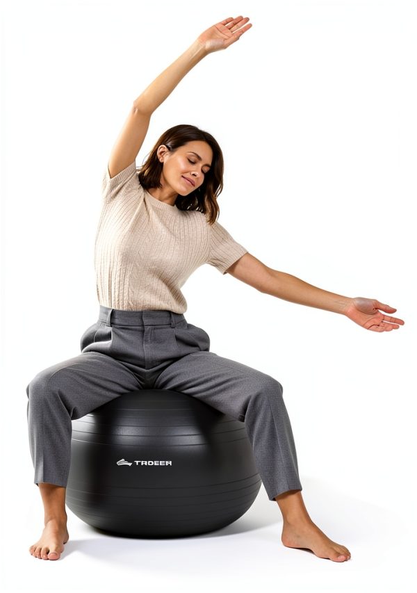 Trideer Yoga Ball Chair Anti Burst Inflatable Seat L XL Colors-1