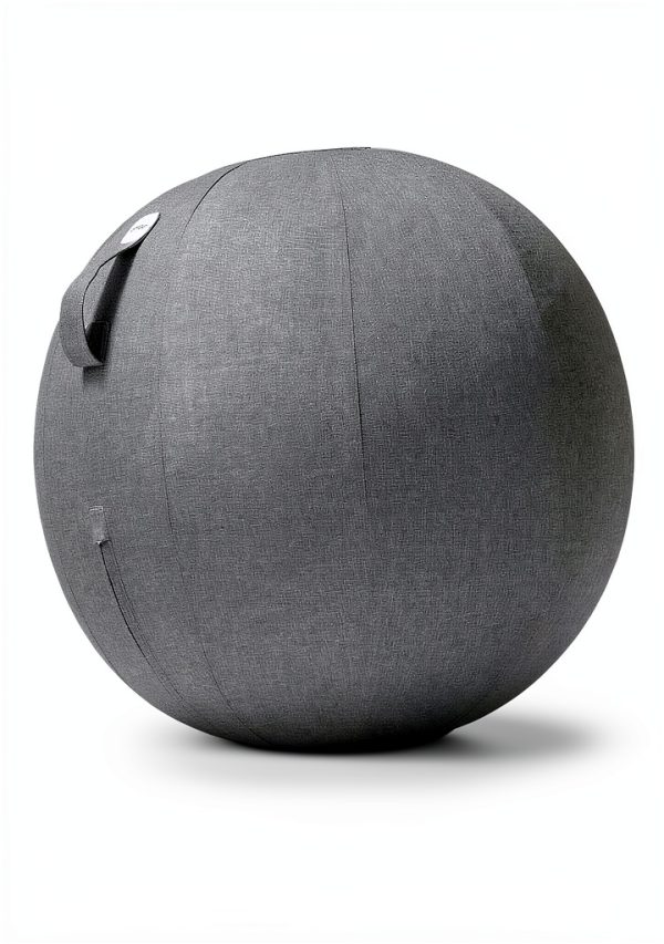 Backerz Exercise Ball Chair 25.5 Inch Linen Cover – Core Support-8