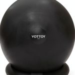YOTTOY Yoga Ball Chair Black 23‑26in Exercise Seat Anti‑Burst-0