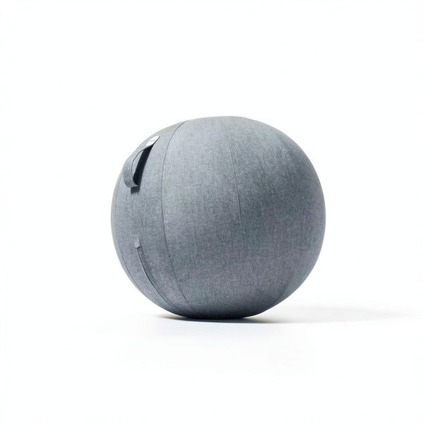 Backerz Exercise Ball Chair 25.5 Inch Linen Cover – Core Support-6