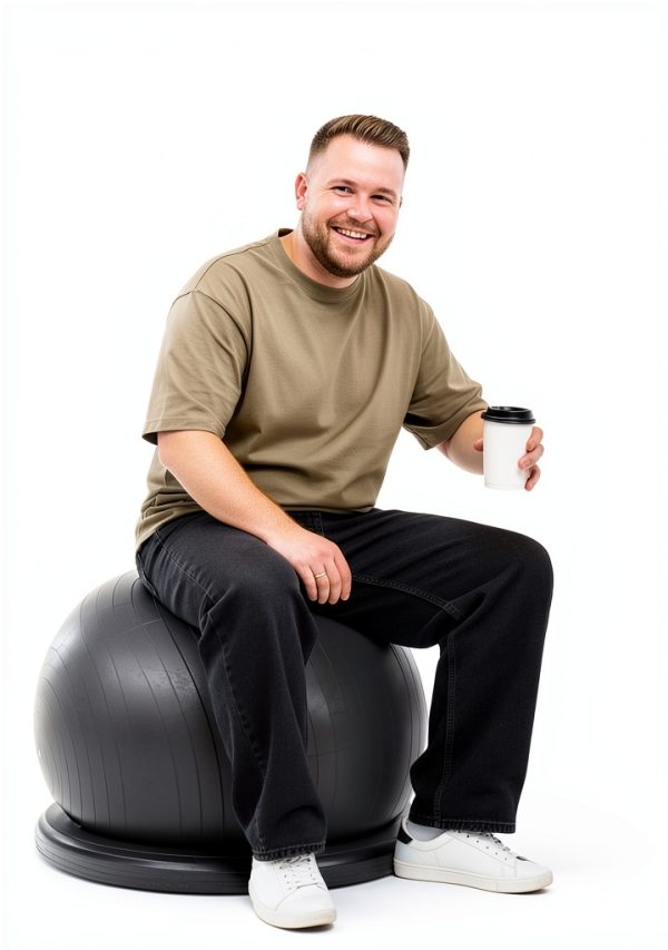 Trideer Yoga Ball Chair Anti Burst Inflatable Seat L XL Colors-3