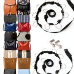 IZUS Bag Organizer Holder Purse Hanger 20 Hook Door Mount Black-0