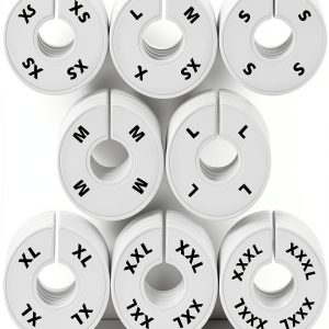 Closet Dividers 32 White by ERA Accents – Plastic Hanging Organizers-0