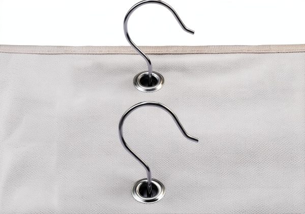 Hanging Purse Handbag Organizer LONGTEAM 10 Pocket Closet Beige-3