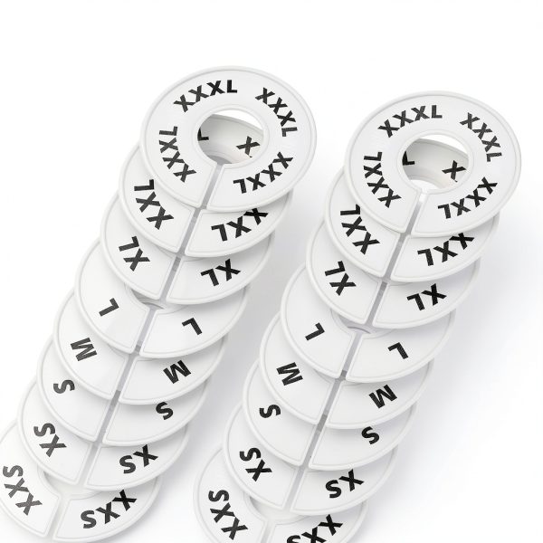 Closet Dividers 32 White by ERA Accents – Plastic Hanging Organizers-1