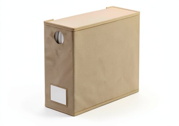 SpaceAid Bed Sheet Organizer 4 Pack Beige Storage for Queen & King-6