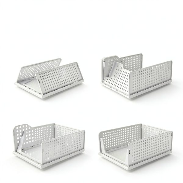 Closet Organizer Pinkpum 6 Pack Stackable Plastic Drawer Bins White-7