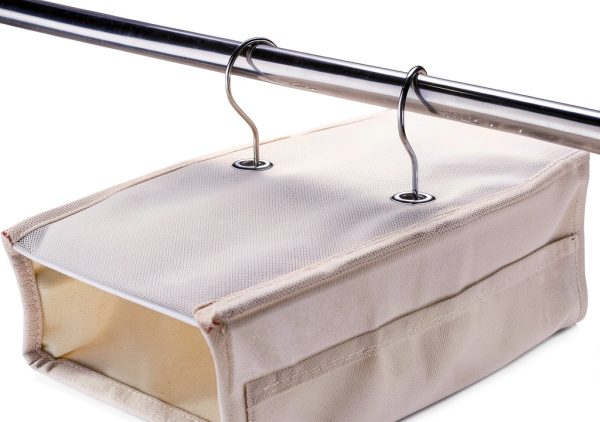 Hanging Purse Handbag Organizer LONGTEAM 10 Pocket Closet Beige-2